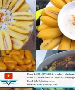 Premium Vietnamese Wax Bananas – The Nutty, Creamy Delicacy of the South